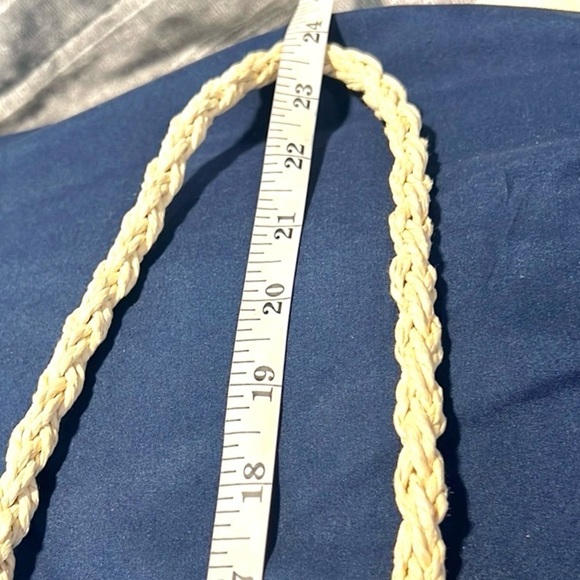 Solid & Striped, Summer Ivory/Lime Woven Satchel,Shoulder Strap/Handbag,EUC - Picture 13 of 14